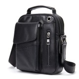 Cumpara ieftin Geanta de umar pentru barbati, Harry GT1402, piele naturala, model negru