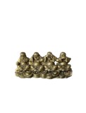 Statuieta aBuddha intelept, nu vede, nu aude, nu vorbeste, 12,5cm