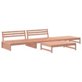 Set mobilier relaxare gradina, 4 piese, lemn masiv Douglas