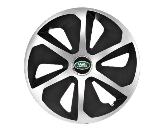Set 4 capace roti Roco Gri-Negru R14 pentru gama auto Land Rover