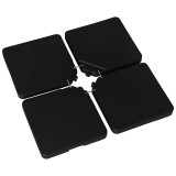 Outsunny Bază pentru Umbrelă cu Braț de 4 Piese, Se Umple cu Apă sau Nisip, Ideală pentru Umbrele cu Bază &icirc;n Cruce, Negru | Aosom Romania