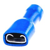 Papuci electrici izolati, mama, albastru Plat, terminale pe cablu, 6,3x0,8mm, lungime 21,3 mm, crimpat, 1542, 10 buc. la blister Carpoint AutoDrive Pr
