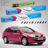 Cumpara ieftin Ștergătoare Renault Megane II Grandtour Break 2002-2006 | Set Față și Spate Flat Premium &ndash; TeamCar&reg;