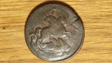 Rusia tarista - foarte rara - 2 Kopecks / copeici 1759 - Elizaveta - var ⌀ 34 mm