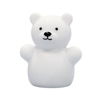 Lampa de veghe cu LED, forma ursulet, alba, Lumilu Mini Zoo Bear, Reer 52330 Children SafetyCare foto