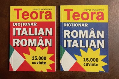 Dictionar Roman-Italian si Italian-Roman (2 vol. - Ca noi!) foto