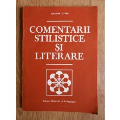 Ieronim Tataru - Comentarii stilistice si literare