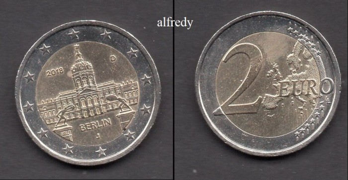 GERMANIA 2 euro 2018 J, Berlin