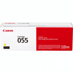 Toner Original Canon YellowCRG-055Y pentru I-Sensys LBP-663|LBP-664|MF-742|MF-744|MF-746 2.1K incl.TV 0.8 RON &amp;amp;quot;3013C002AA&amp;amp;quot; foto