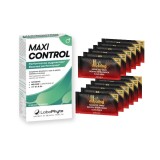 Pachet pentru bărbați: Capsule afrodisiace LABOPHYTO MaxiControl, 60 buc + Șervețele DIBLONG Delay Towel, 12 buc