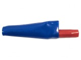 Bornă crocodil 10A albastră max. 7,9mm