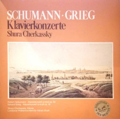 Schumann, Grieg - Shura Cherkassky - Klavierkonzerte, Eurodisc, Disc vinil foto