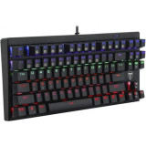 Cumpara ieftin Tastatura mecanica gaming T-Dagger Corvette neagra iluminare rainbow