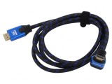 Cablu HDMI 2.1 90&deg; Textil 3m OFC