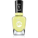 Sally Hansen Miracle Gel&trade; gel de unghii fara utilizarea UV sau lampa LED culoare 055 Lemon Chillo 14,7 ml