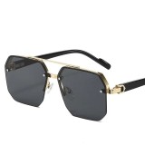 Cumpara ieftin Ochelari de soare unisex, SG186, Negru/Auriu