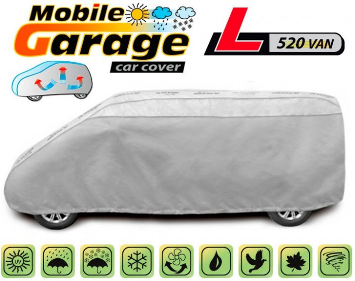 Husa exterioara Mobile Garage L520 Van lungime 520-530 cm Kft Auto