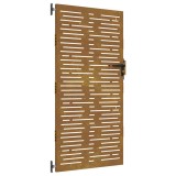 Cumpara ieftin Poarta de gradina 85x200 cm, otel Corten, design patrat