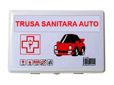 Trusa medicala auto de prim ajutor omologata , import Slovacia Kft Auto foto