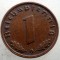 2.544 GERMANIA WWII 1 REICHSPFENNIG 1939 G