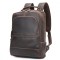 Rucsac laptop 15,6&#039;, BUSY LDY&amp;GTM&reg; Rayan, barbati, piele naturala, piele premium crazy horse, sistem prindere troler, compartiment tableta, dark coffe