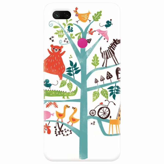 Husa silicon pentru Xiaomi Mi 8 Lite, Tree
