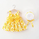 Rochita cu palarie - Yellow flowers (Marime Disponibila: 9-12 luni (Marimea 20