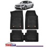 Covorase Auto TeamCar&reg; Tip Tavita Compatibile Mercedes-Benz S-Class W222 (2013&ndash;2020) Negru Material Rezistent, Cauciuc