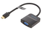 Adaptor Mini DisplayPort la D-Sub 15 Pin Negru
