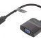 Adaptor Mini DisplayPort la D-Sub 15 Pin Negru