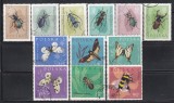 Polonia 1961 - Insecte și fluturi, Stampilat