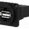 Conector {{Tip conector}}, colier (2 orificii), orificiu pentru &amp;#351;urub conic, pt. montare pe panou, CLIFF - CP30209N