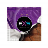 100 Prezervative Latex cu Aroma de Ciocolata, EXS