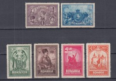 ROMANIA 1929 LP 82 - 10 ANI DE LA UNIREA TRANSILVANIEI SERIE MNH