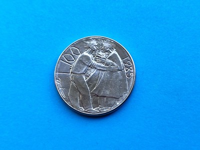 100 Lire 1985 San Marino-AUNC+UNC-RAR foto