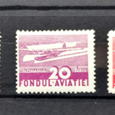 România Fondul aviației timbre fiscale MNH