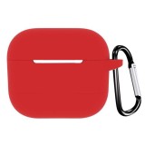 Cumpara ieftin Husa din silicon marca THD pentru castile wireless Apple Airpods 3, culoarea rosu