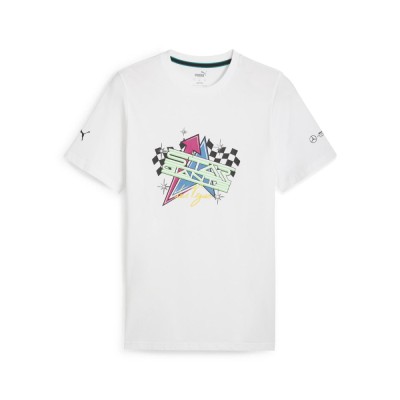 Mercedes AMG Petronas tricou de bărbați Vegas GP white F1 Team 2023 - XXL foto
