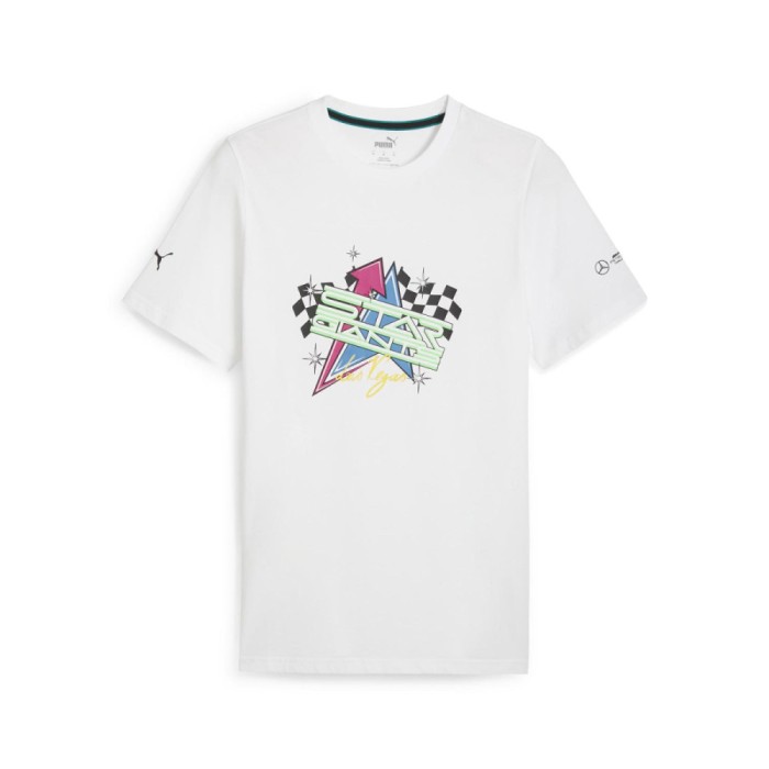 Mercedes AMG Petronas tricou de bărbați Vegas GP white F1 Team 2023 - XXL