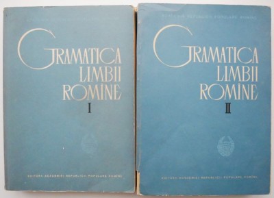 Gramatica limbii romane (2 volume) foto