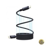 Cablu Date si Incarcare USB-C - USB-C Baseus PicoGo 240W 1m Negru P10376800121-00