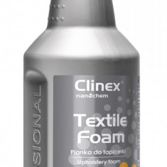 Clinex Textile Foam, 1 Litru, Cu Pulverizator, Spuma Pentru Curatarea Tapiteriei