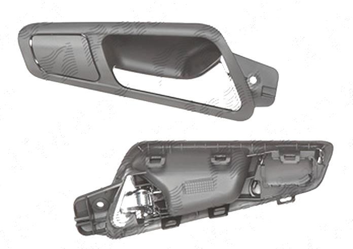 Maner usa interior Volkswagen Passat (B6 (3c)), 01.2005-07.2010, fata, Dreapta, negru; cu tija cromata