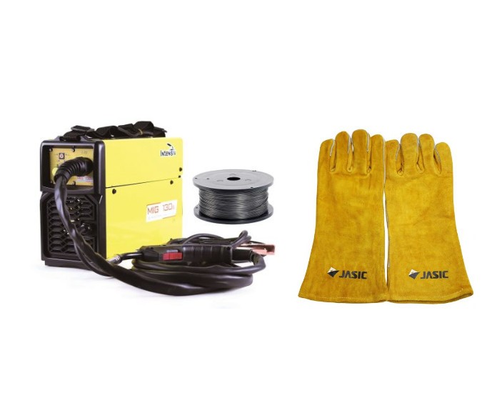 Pachet Aparat de Sudura MIG 130s Intensiv Tip MIG-MAG + Rola Sarma Flux ...