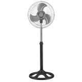 Cumpara ieftin Ventilator cu suport Rosberg R51760D12, 55 W, aripioare metalice, 30 cm, negru/argintiu