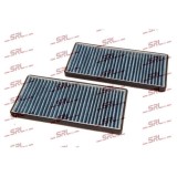 Filtru habitaclu anti-fum Mercedes E-Class (W210), E-Class T-Model (S210), S-Class (W220), S-Class Coupe (C215), Filtru carbon activ; cu efect antiba