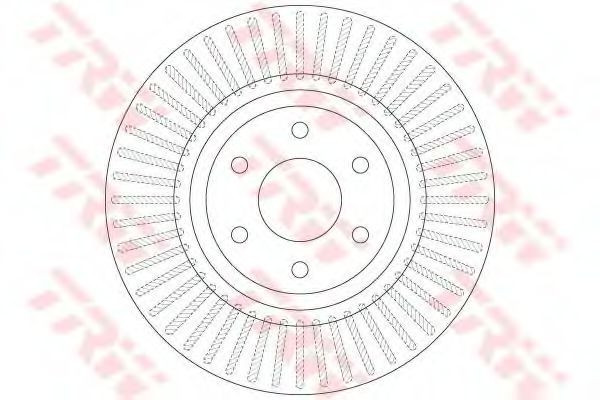 Disc frana NISSAN NAVARA platou / sasiu (D40) (2008 - 2016) TRW DF6425