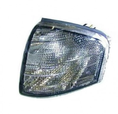 Lampa semnalizare fata Mercedes Clasa C (W202), 03.1993-03.2001, fata, Stanga, alb; fara suport becuri, TYC foto