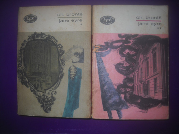 HOPCT JANE EYRE/CHARLOTTE BRONTE -2 VOLUME [ 1 SI 2 ] - 1970/ 700 PAGINI