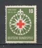Germania.1953 125 ani nastere H.Dunant:Crucea Rosie-PREMIUL NOBEL MG.104, Nestampilat
